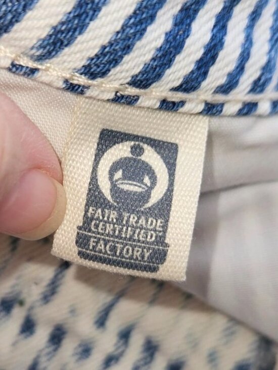 Wild Fable Baggy Cargo Jeans Wide Leg Y2K Skater Grunge Streetwear Striped Sz 4 - Picture 11 of 15